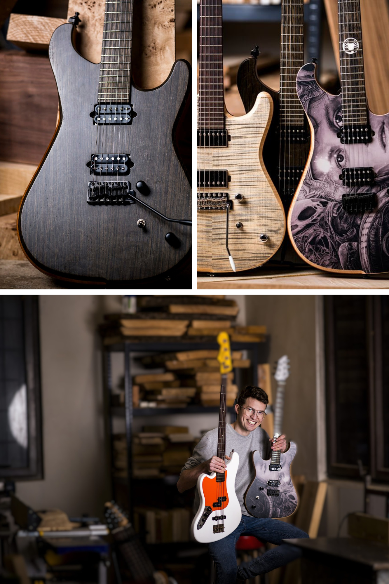 beige minimalist mood photo collage